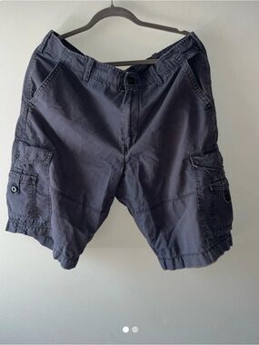 Express Men's Cargo Shorts - Charcoal Gray